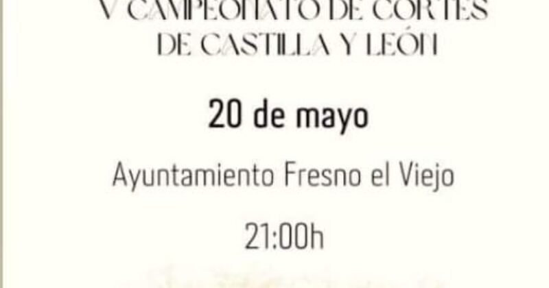 Fresno el Viejo acoge la presentación del V campeonato de cortes de Castilla y León, organizado por la empresa Toro Duero